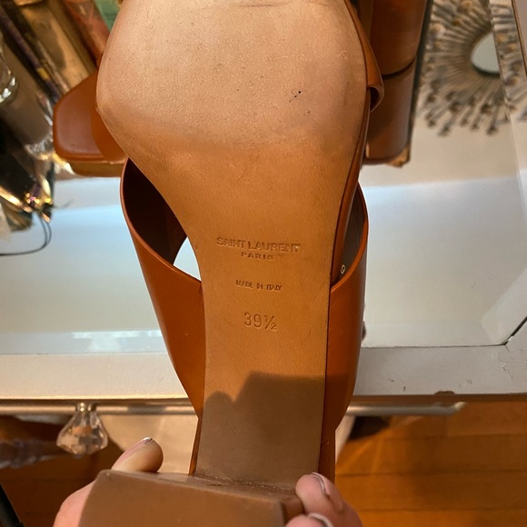 Brown saint laurent heels 39 1/2 - Picture 6 of 7